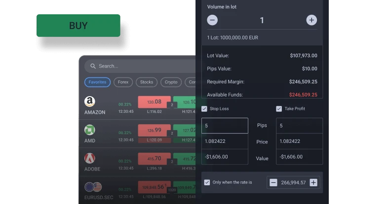 Trading con un solo clic